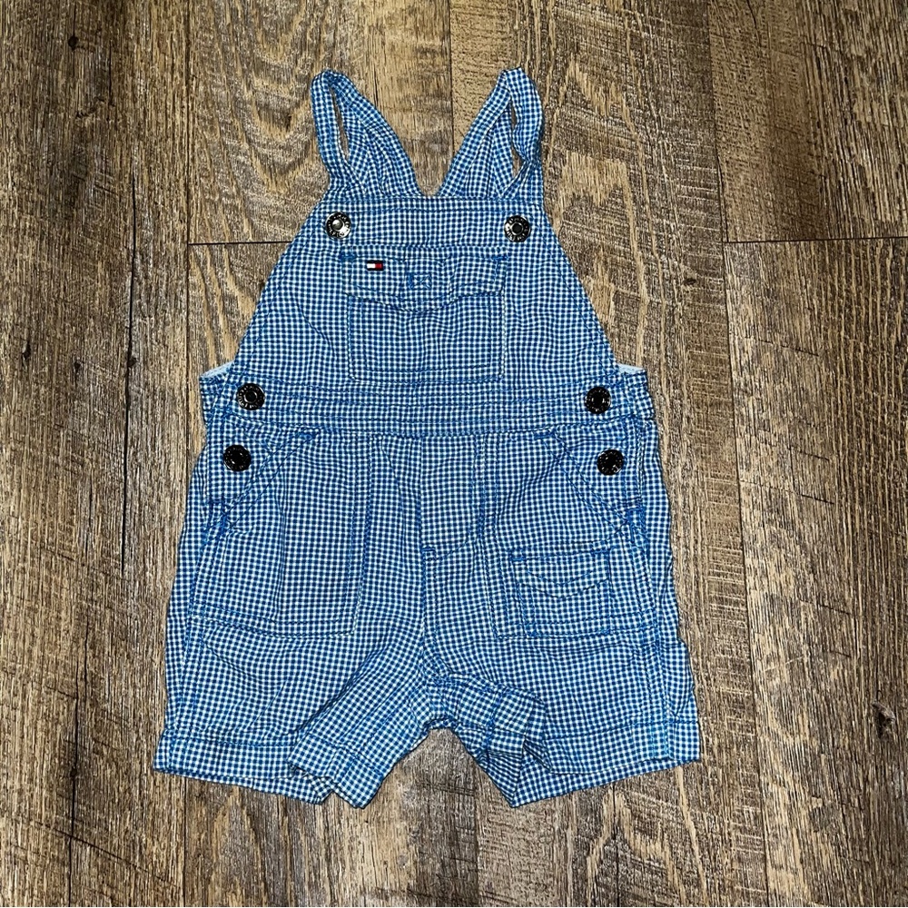 Tommy Hilfiger Boys' Gavin Twill Overall With‎ Pockets Size 6 Months